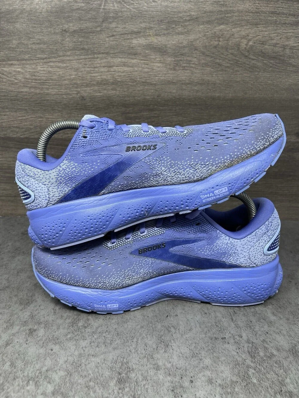 Brooks Ghost 16 Size 9.5 Womens Baja Blue Pale Iris Cushioned Running Shoes